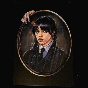 Wednesday Movie Aluminum Decorative Sign